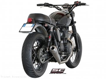 Conic Full System Exhaust by SC-Project Triumph / Bonneville T100 / 2017