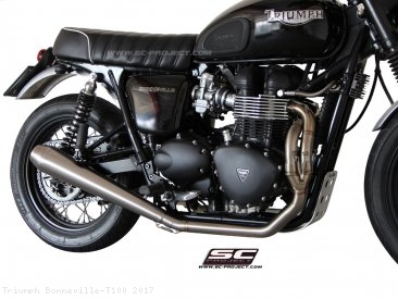 Conic Full System Exhaust by SC-Project Triumph / Bonneville T100 / 2017