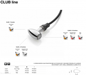 CLUB S Turn Signal by Rizoma Universal