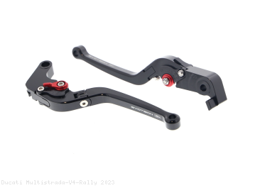 Standard Length Folding Brake And Clutch Lever Set by Evotech Ducati / Multistrada V4 Rally / 2023