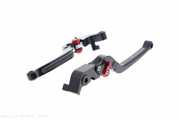Standard Length Folding Brake And Clutch Lever Set by Evotech Aprilia / RSV4 R / 2015