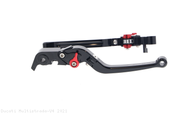 Standard Length Folding Brake And Clutch Lever Set by Evotech Ducati / Multistrada V4 / 2021