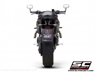 Oval Exhaust by SC-Project Triumph / Speed Triple RS / 2018