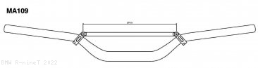 Handlebar Crossbar by Rizoma BMW / R nineT / 2022