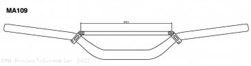 Handlebar Crossbar by Rizoma BMW / R nineT Scrambler / 2022