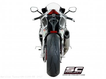 Race Oval Exhaust by SC-Project Aprilia / Tuono V4 1100 RR / 2017