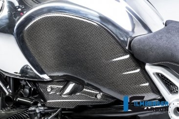 Carbon Fiber Side Tank Cover by Ilmberger Carbon BMW / R nineT Racer / 2020