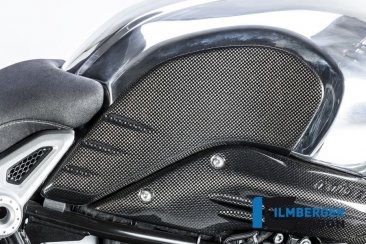 Carbon Fiber Side Tank Cover by Ilmberger Carbon BMW / R nineT / 2014