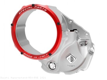 Clear Clutch Cover Oil Bath by Ducabike Ducati / Hypermotard 950 RVE / 2021