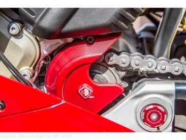 Billet Aluminum Sprocket Cover by Ducabike Ducati / Streetfighter V4 / 2024