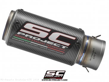 CR-T Exhaust by SC-Project MV Agusta / Brutale 675 / 2014