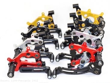 Type 3 Adjustable SBK Rearsets by Ducabike Ducati / 1199 Panigale / 2012