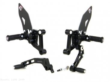 Adjustable SP Rearsets by Ducabike Ducati / 1198 / 2009