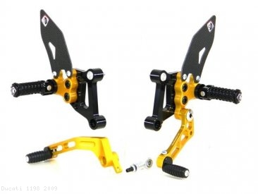 Adjustable SP Rearsets by Ducabike Ducati / 1198 / 2009