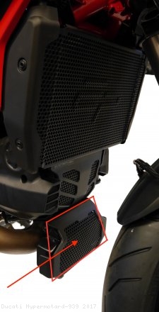 Oil Cooler Guard by Evotech Performance Ducati / Hypermotard 939 / 2017