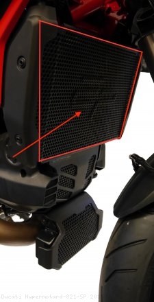 Radiator Guard by Evotech Performance Ducati / Hypermotard 821 SP / 2015