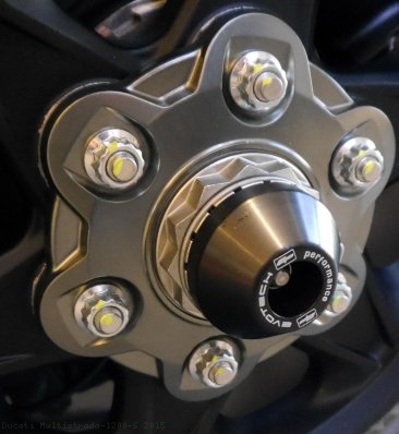 Rear Axle Sliders by Evotech Performance Ducati / Multistrada 1200 S / 2015