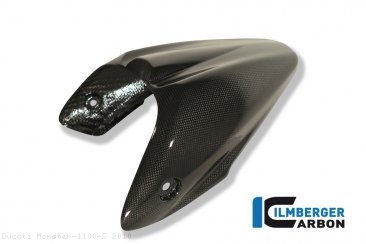 Carbon Fiber Passenger Seat Cover by Ilmberger Carbon Ducati / Monster 1100 S / 2010