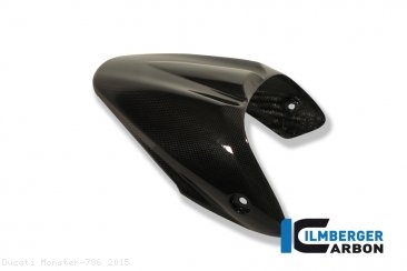 Carbon Fiber Passenger Seat Cover by Ilmberger Carbon Ducati / Monster 796 / 2015