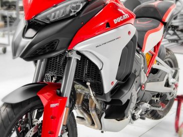 Aluminum Radiator Guard by Ducabike