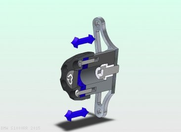 Frame Slider Kit by Gilles Tooling BMW / S1000RR / 2015