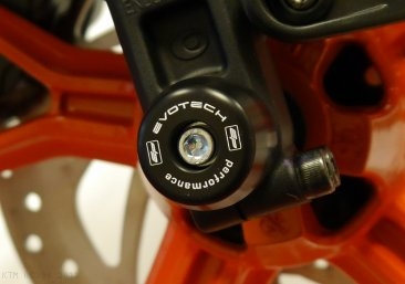 Front Fork Axle Sliders by Evotech Performance KTM / RC390 / 2013