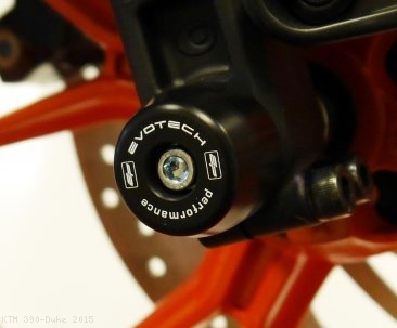 Front Fork Axle Sliders by Evotech Performance KTM / 390 Duke / 2015