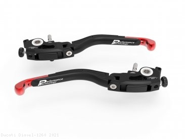 Adjustable Folding Brake and Clutch Lever Set by Ducabike Ducati / Diavel 1260 / 2021