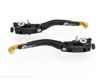 Adjustable Folding Brake and Clutch Lever Set by Ducabike Ducati / Diavel 1260 S / 2022