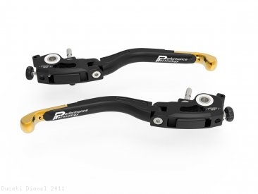 Adjustable Folding Brake and Clutch Lever Set by Ducabike Ducati / Diavel / 2011