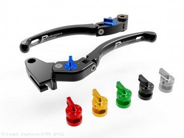 ECO GP 1 Brake & Clutch Lever Set by Performance Technologies Triumph / Daytona 675R / 2012