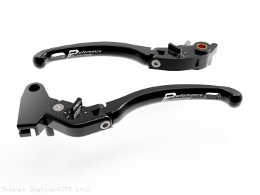 ECO GP 1 Brake & Clutch Lever Set by Performance Technologies Triumph / Daytona 675R / 2012