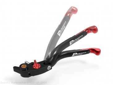 Adjustable Folding Brake and Clutch Lever Set by Performance Technology Ducati / Hypermotard 821 SP / 2014