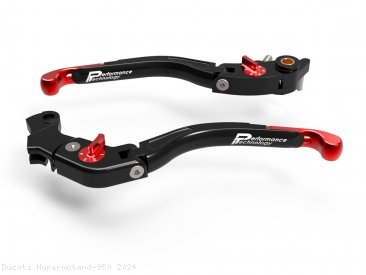 Adjustable Folding Brake and Clutch Lever Set by Performance Technology Ducati / Hypermotard 950 / 2024