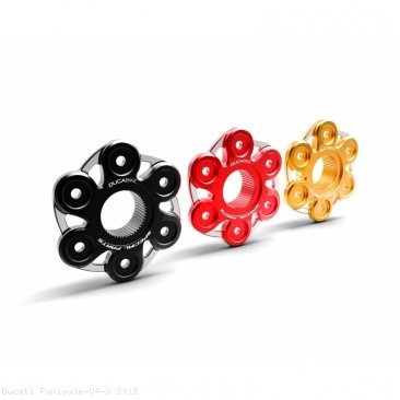 6 Hole Bi-color Rear Sprocket Carrier Flange Cover by Ducabike Ducati / Panigale V4 S / 2018