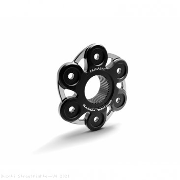 6 Hole Bi-color Rear Sprocket Carrier Flange Cover by Ducabike Ducati / Streetfighter V4 / 2021