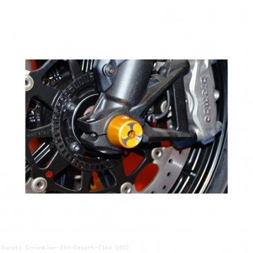 Front Fork Axle Sliders by Ducabike Ducati / Scrambler 800 Desert Sled / 2022