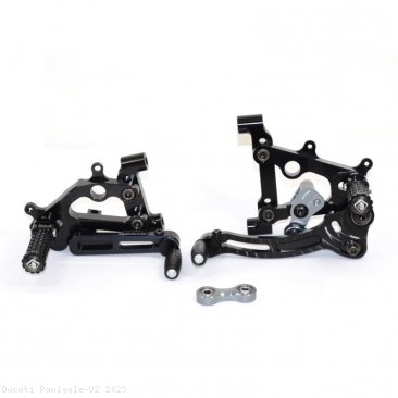 Type 3 Adjustable SBK Rearsets by Ducabike Ducati / Panigale V2 / 2023