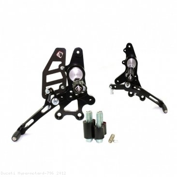 Folding Peg Rearsets by Ducabike Ducati / Hypermotard 796 / 2012