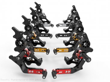 Adjustable Rearsets by Ducabike Ducati / Hypermotard 950 / 2019