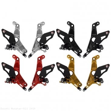 Adjustable Rearsets by Ducabike Ducati / Monster 821 / 2019