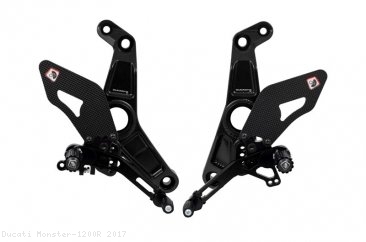 Adjustable Rearsets by Ducabike Ducati / Monster 1200R / 2017