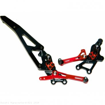 Adjustable Rearsets by Ducabike Ducati / Hypermotard 821 / 2014