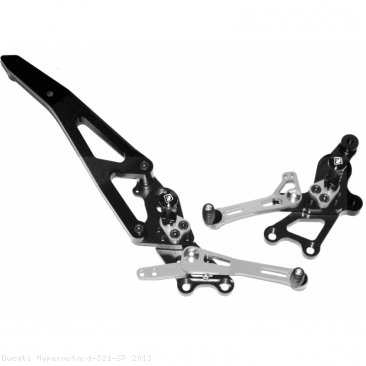 Adjustable Rearsets by Ducabike Ducati / Hypermotard 821 SP / 2013