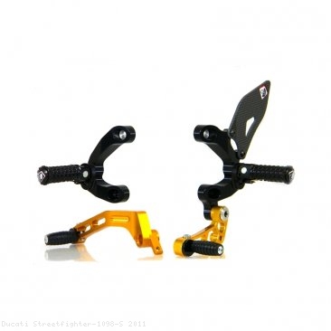 Adjustable Rearsets by Ducabike Ducati / Streetfighter 1098 S / 2011