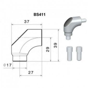 Rizoma Mirror Adapter BS411