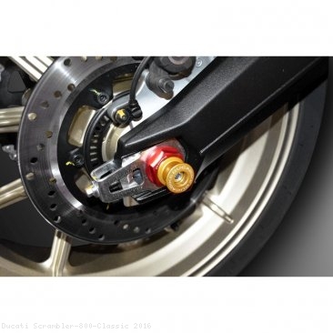 Rear Axle Spool Style Slider Kit by Ducabike Ducati / Scrambler 800 Classic / 2016