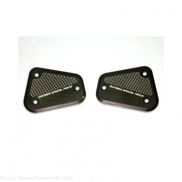 Brake and Clutch Fluid Tank Reservoir Caps by Ducabike Ducati / Streetfighter 848 / 2015