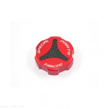 Carbon Inlay Rear Brake Fluid Tank Cap by Ducabike Ducati / 1098 / 2007