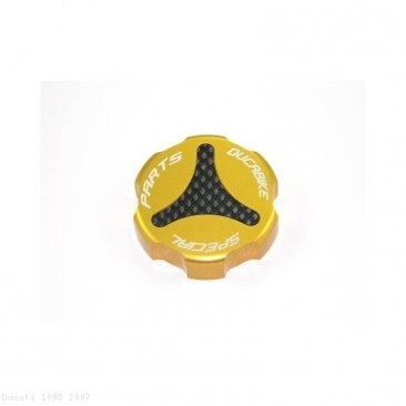 Carbon Inlay Rear Brake Fluid Tank Cap by Ducabike Ducati / 1098 / 2007